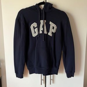 navy blue gap hoodie